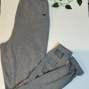 Grey PINK By VS Athletic Leggings | Medium